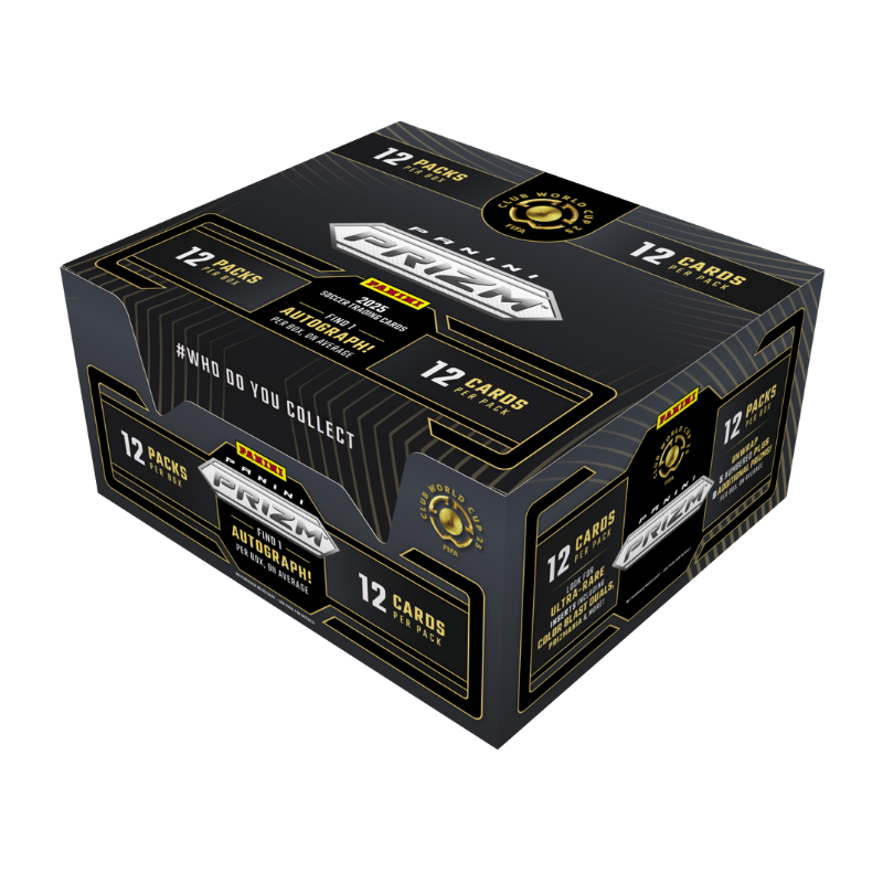 2025 Panini Prizm FIFA Club World Cup Soccer Hobby 12 Box Case