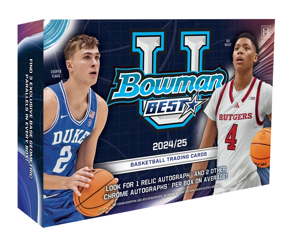 Topps 2024-25 Bowman’s Best University Basketball Delight Box Trading Cards