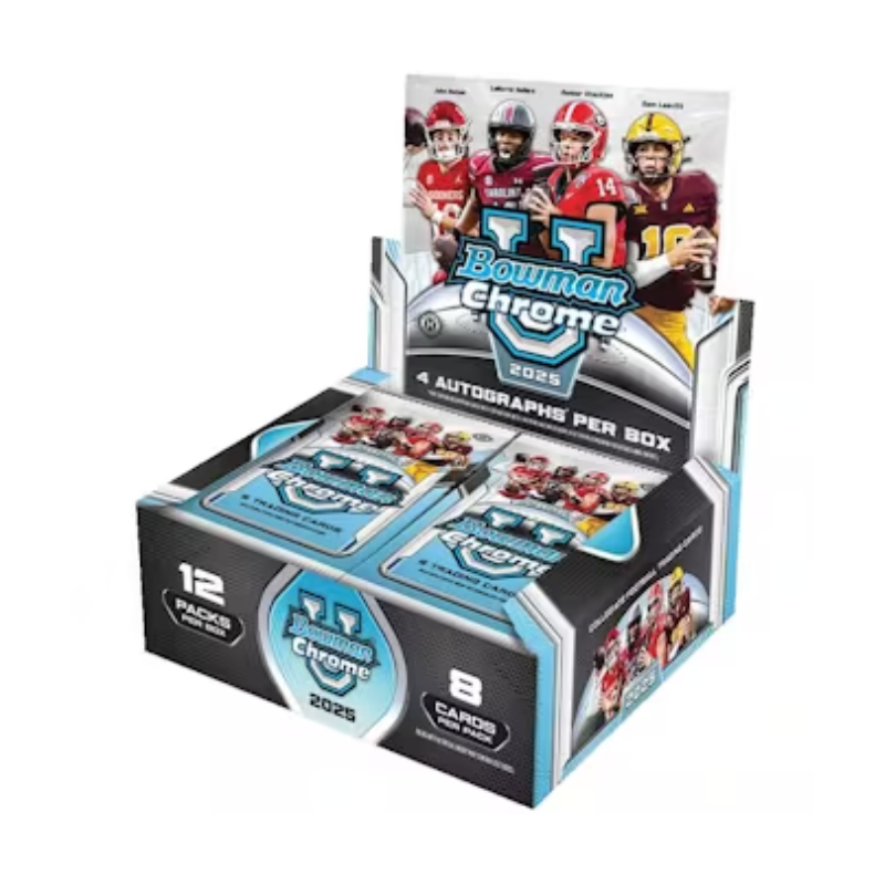 2025 Bowman University Chrome Football Jumbo Box
