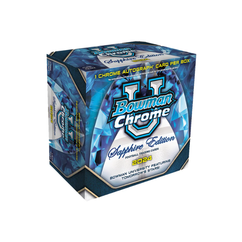 2024 Bowman Chrome University Football Sapphire Edition Box