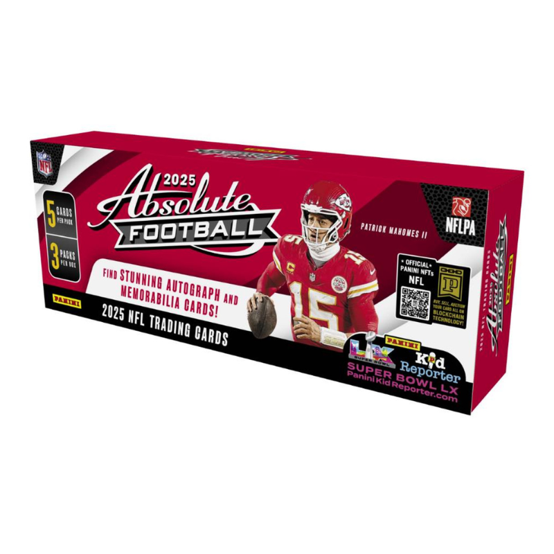 2025 Panini Absolute Football Hobby 12 Box Case