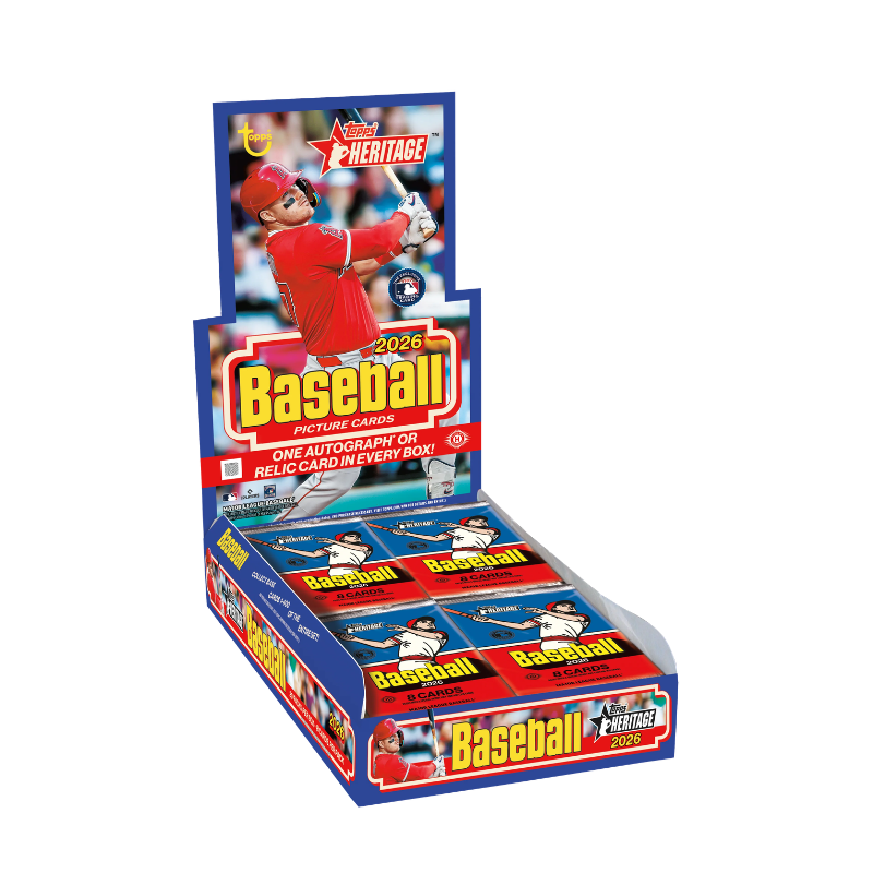2026 Topps Heritage Baseball Hobby 12 Box Case